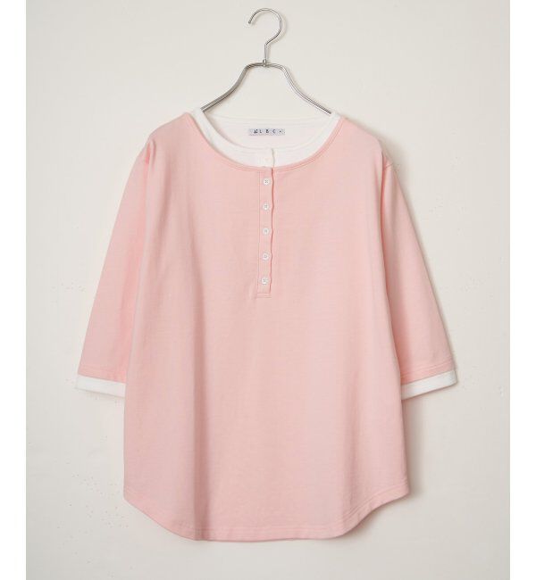 Lbc with Life「ヘンリーネックレイヤー7分袖Tシャツ」|その他|
