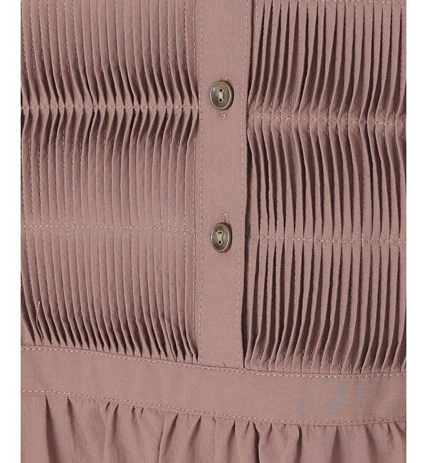 Lbc with Life「エクリュ ピンタックロングワンピース」|ワンピース|