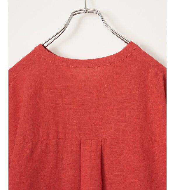 Lbc with Life「リネンコットン5分袖シャツ」|シャツ・ブラウス|