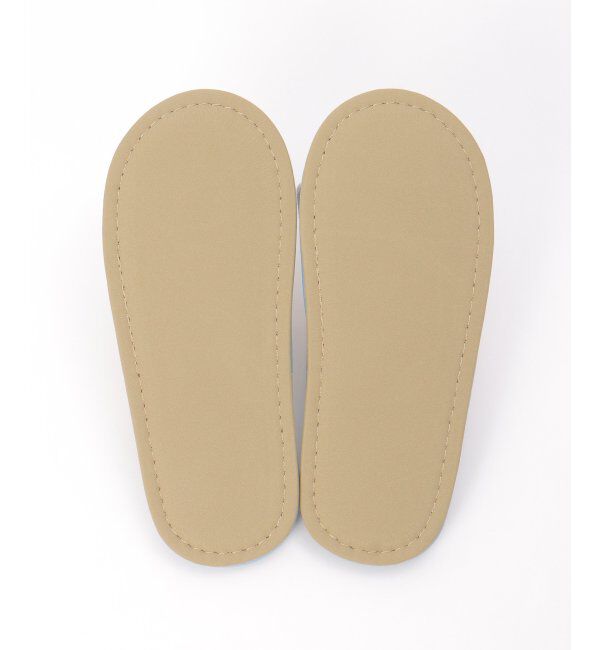 Lbc with Life「クロスパイルスリッパボーダー」|ルームシューズ|