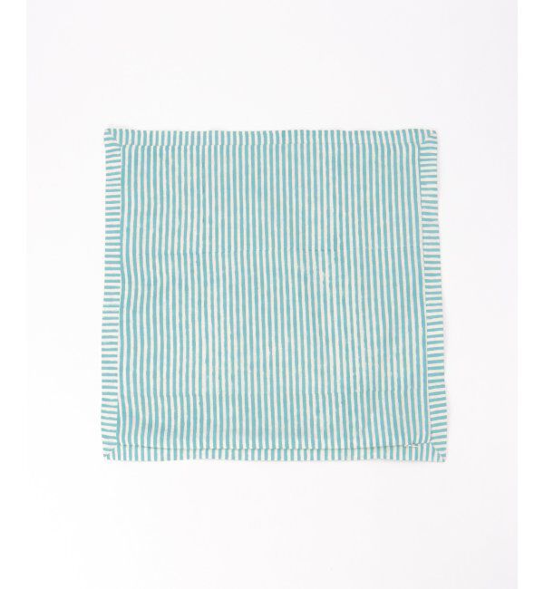 Lbc with Life「ボニータクッションカバーブロックプリント」|クッション・クッションカバー|