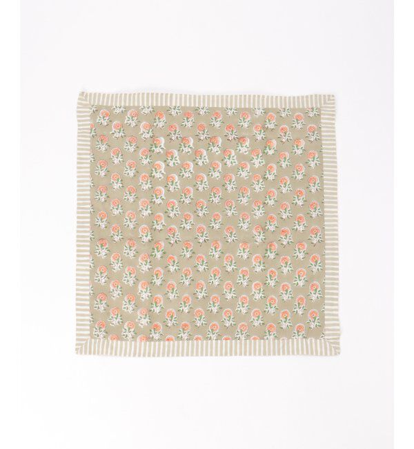 Lbc with Life「ボニータクッションカバーブロックプリント」|クッション・クッションカバー|