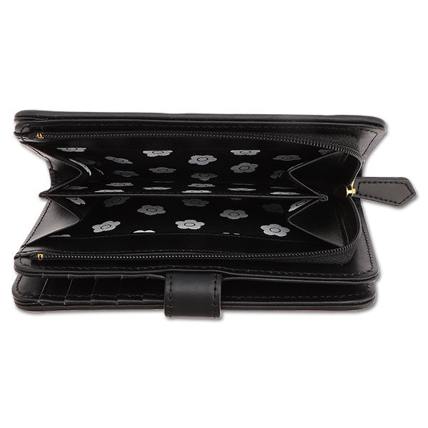 MARY QUANT「デイジーパッチスナップ2 Lウォレット」|財布|