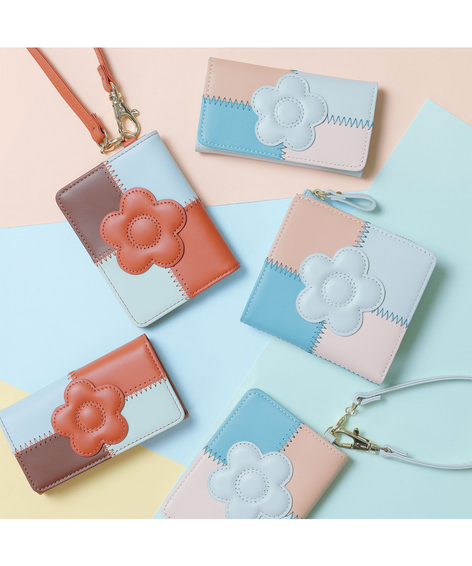 MARY QUANT「パッチワーク パスケース」|定期入れ|