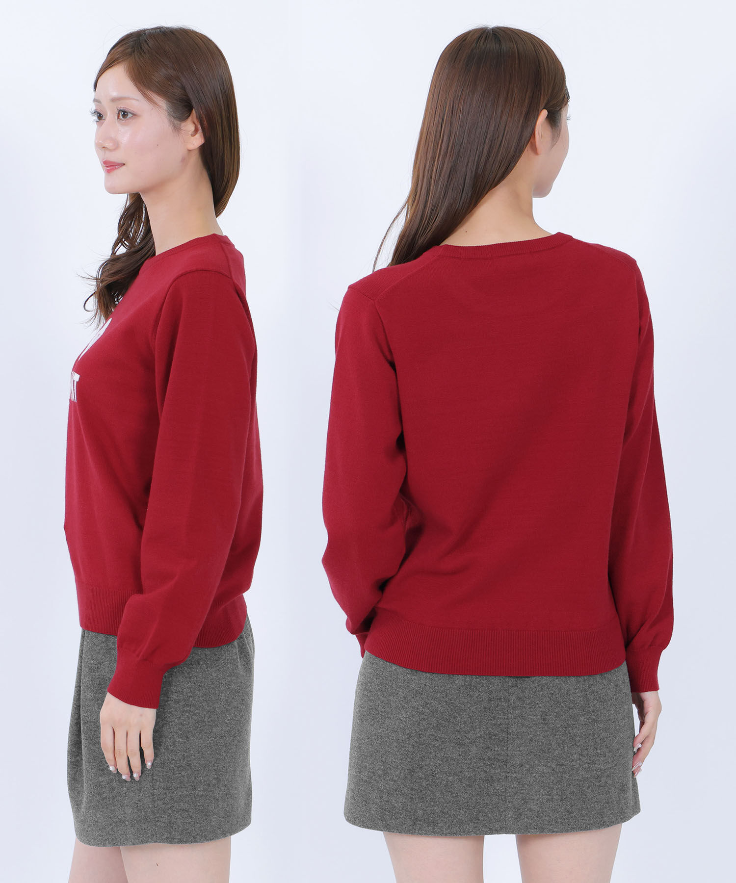 MARY QUANT「シンプルロゴニット プルオーバー」|ニット・セーター|