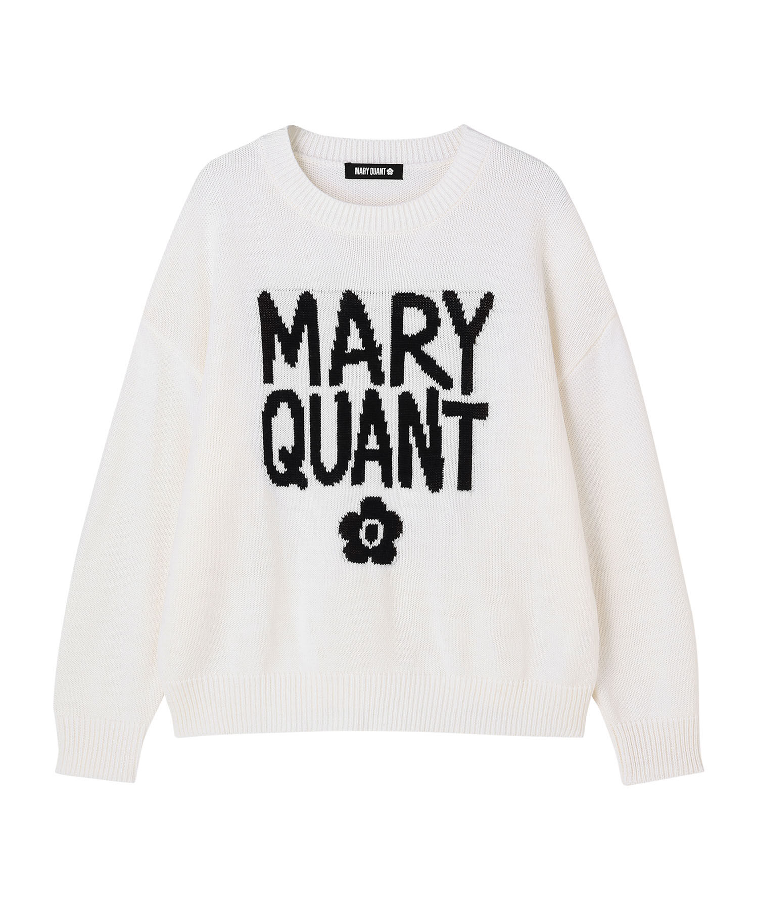 MARY QUANT「ペイントロゴニット プルオーバー」|スウェット・ジャージ|