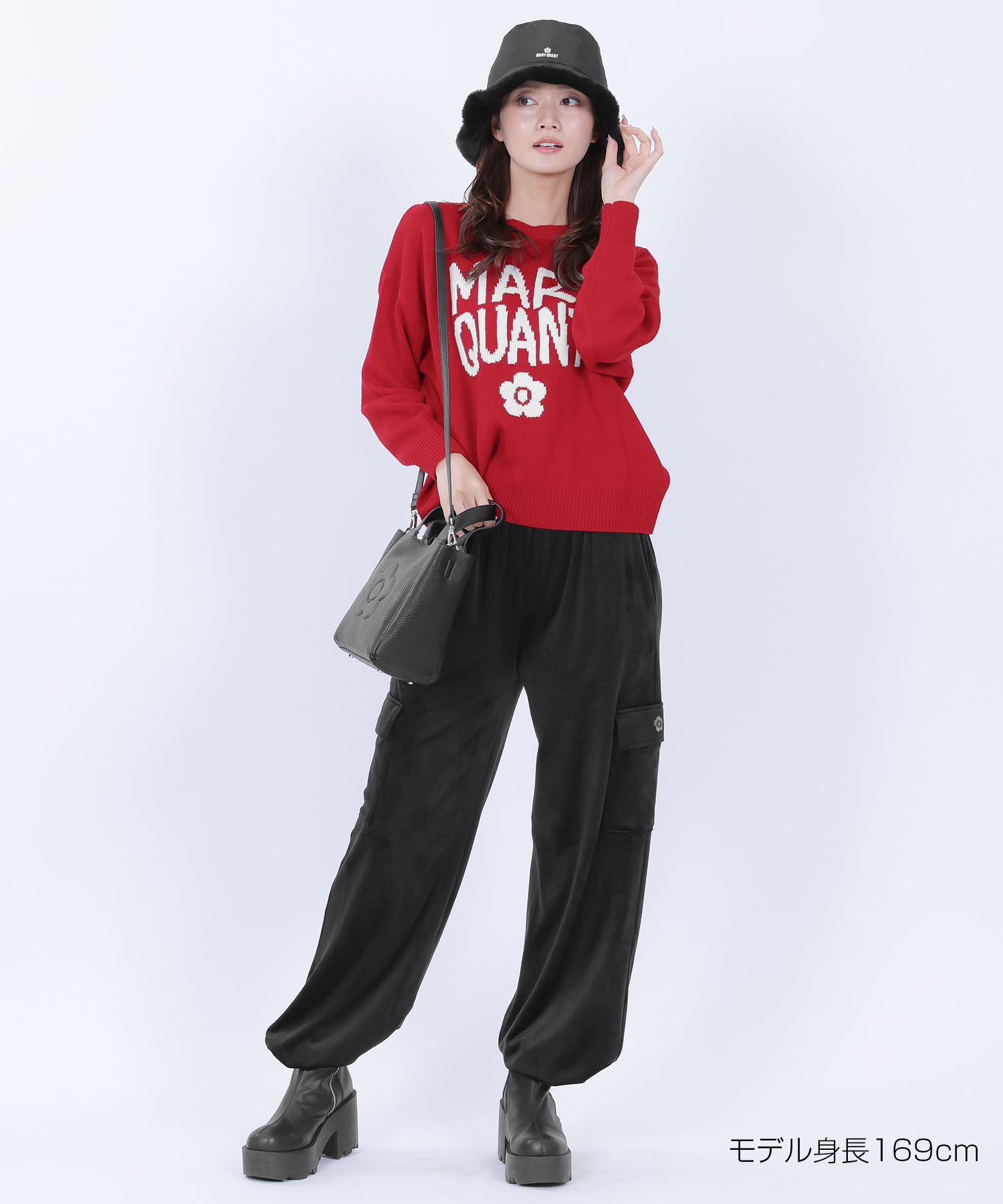 MARY QUANT「ペイントロゴニット プルオーバー」|スウェット・ジャージ|