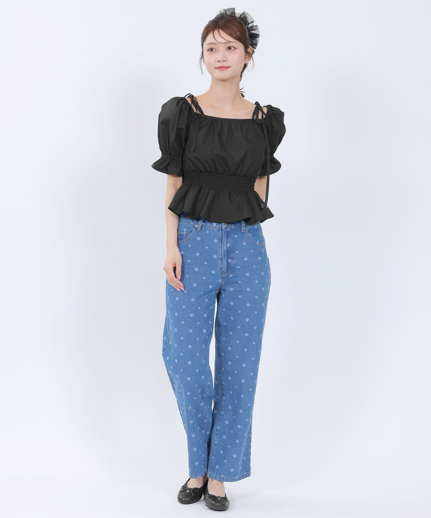 MARY QUANT「デイジーメタルバレエ シューズ」|バレエシューズ|