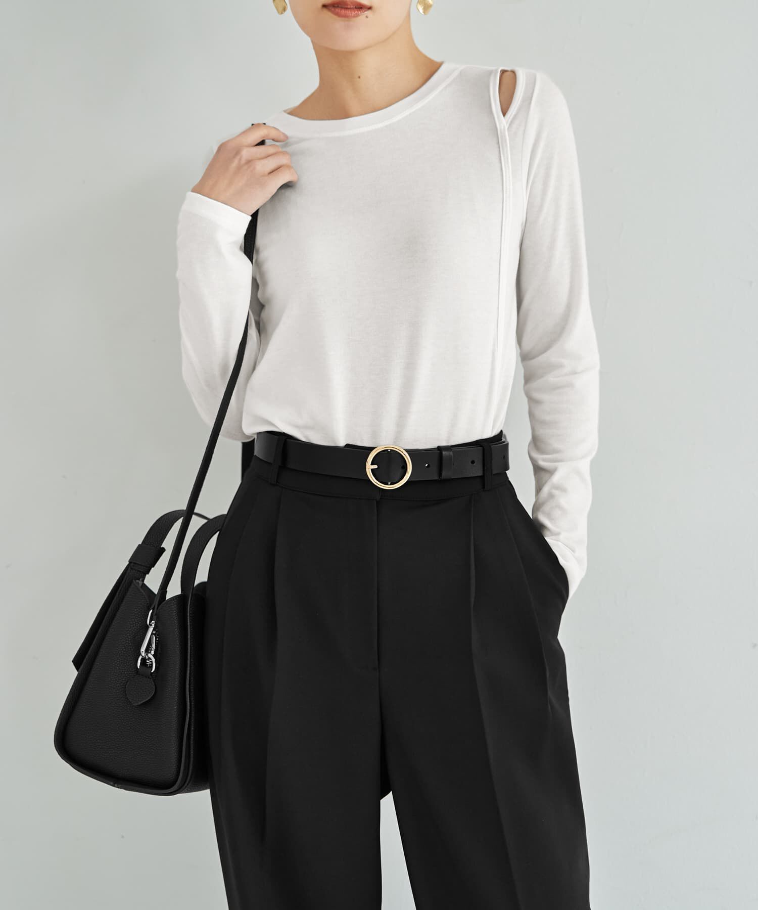 STYLE DELI「【DELI by】サークルバックル本革ベルト」|ベルト|