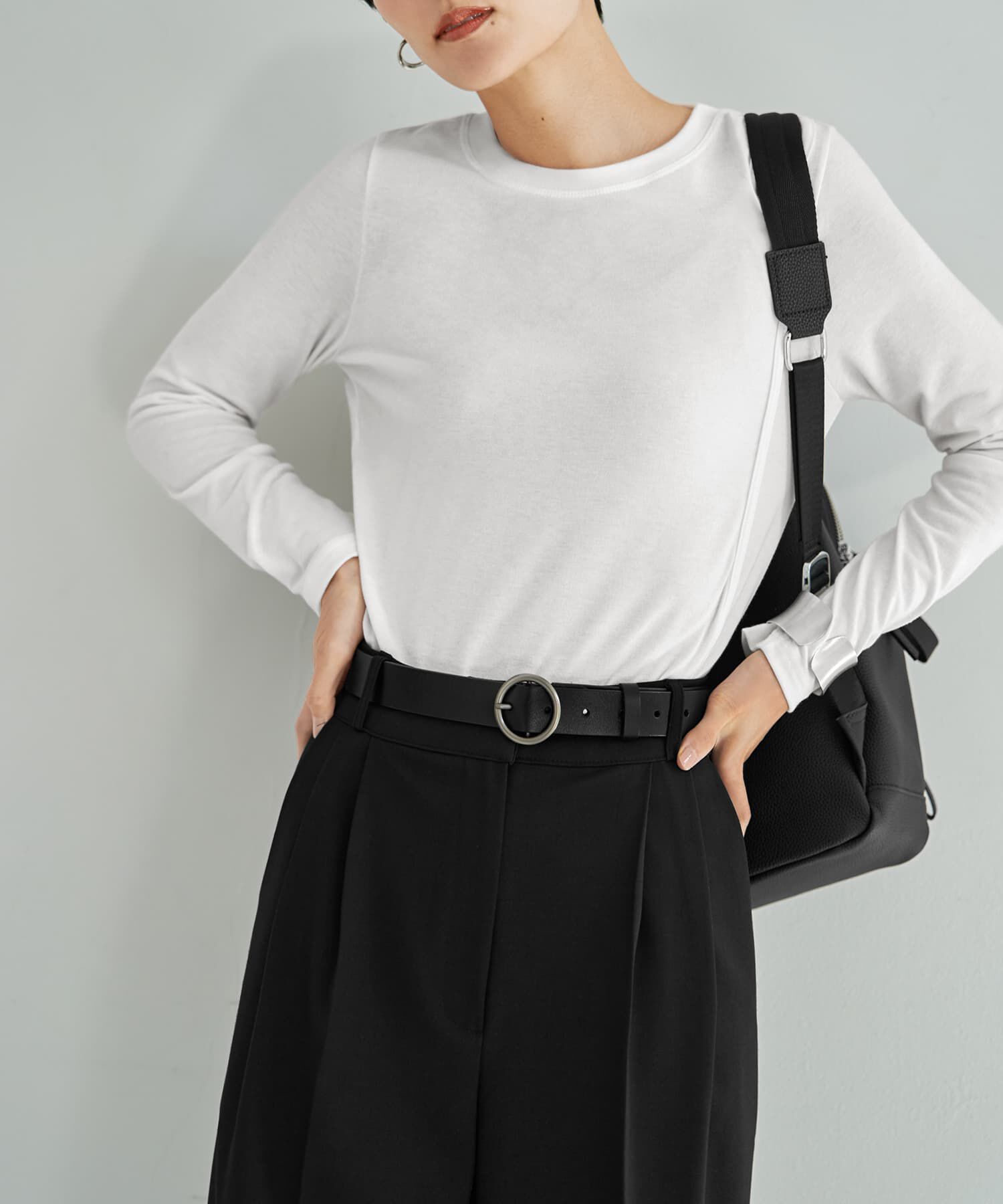 STYLE DELI「【DELI by】サークルバックル本革ベルト」|ベルト|