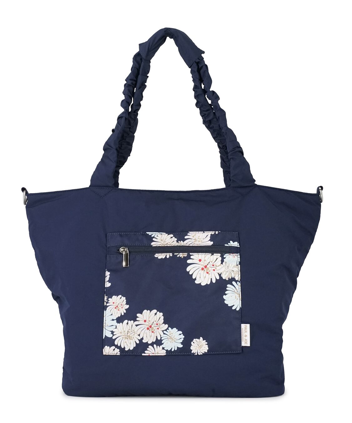 PAUL&JOE「トラベルトート（クリザンテーム）」|トートバッグ|ネイビー