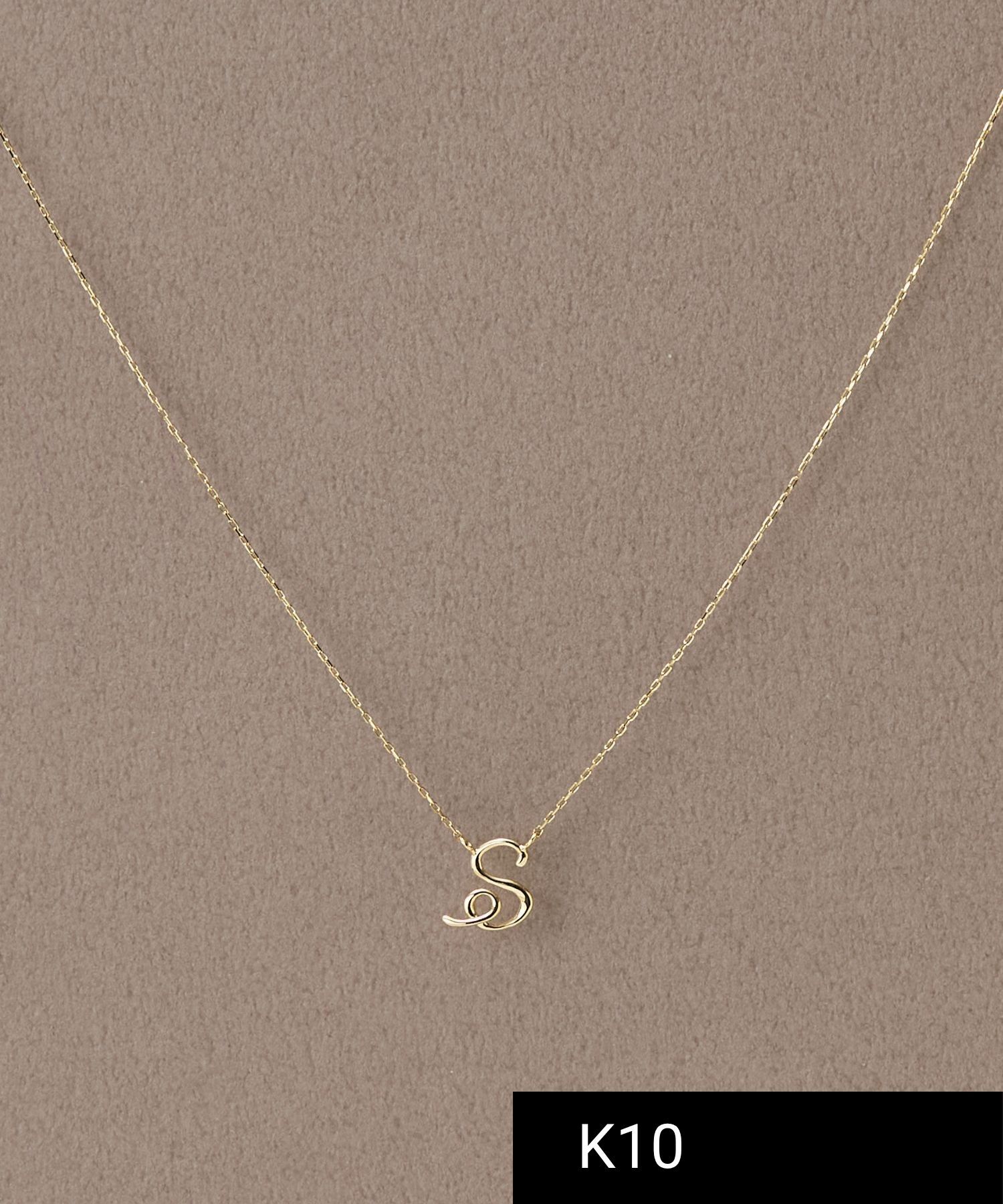 JUPITER「【K10】イニシャルネックレス」|ネックレス|Ｓ