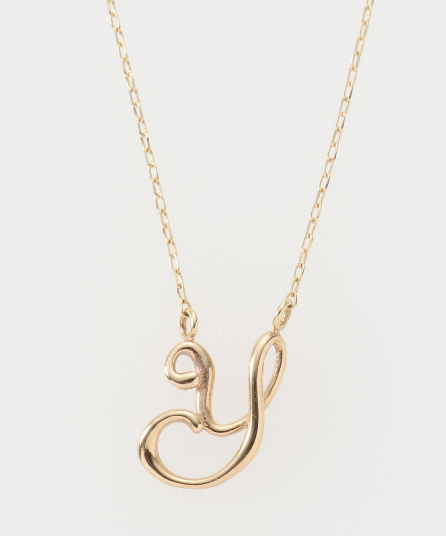 JUPITER「【K10】イニシャルネックレス」|ネックレス|