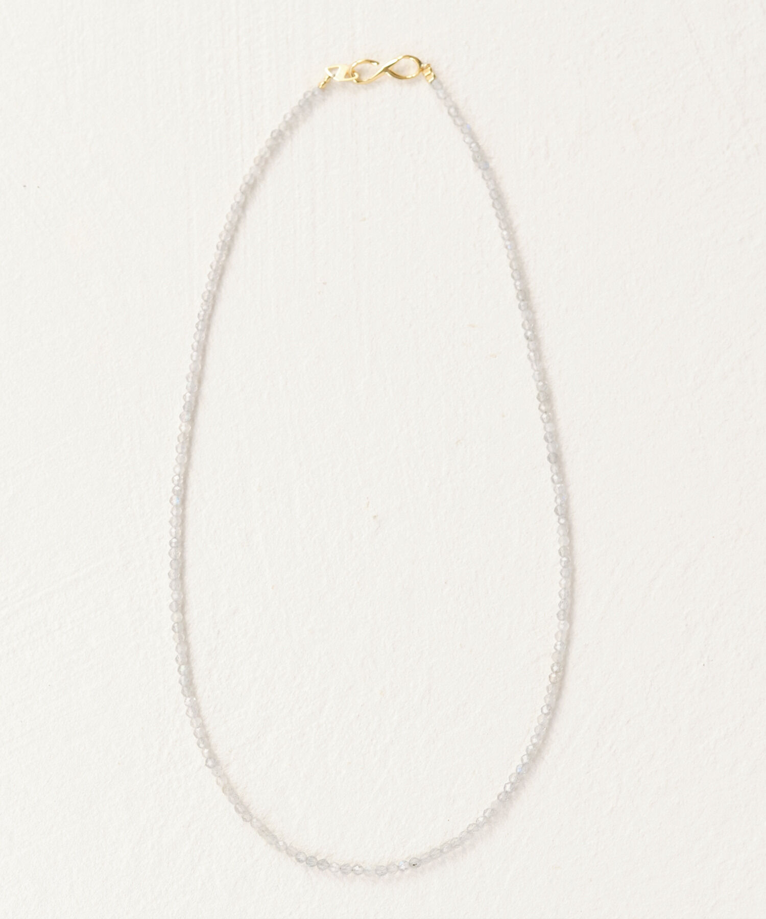 JUPITER「天然石ビーズネックレス/金属アレルギー対応/ニッケルフリー　ラブラドライト」|ネックレス|