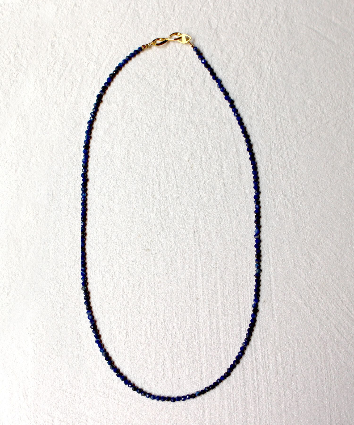 JUPITER「天然石ビーズネックレス/金属アレルギー対応/ニッケルフリー　ラピスラズリ」|ネックレス|