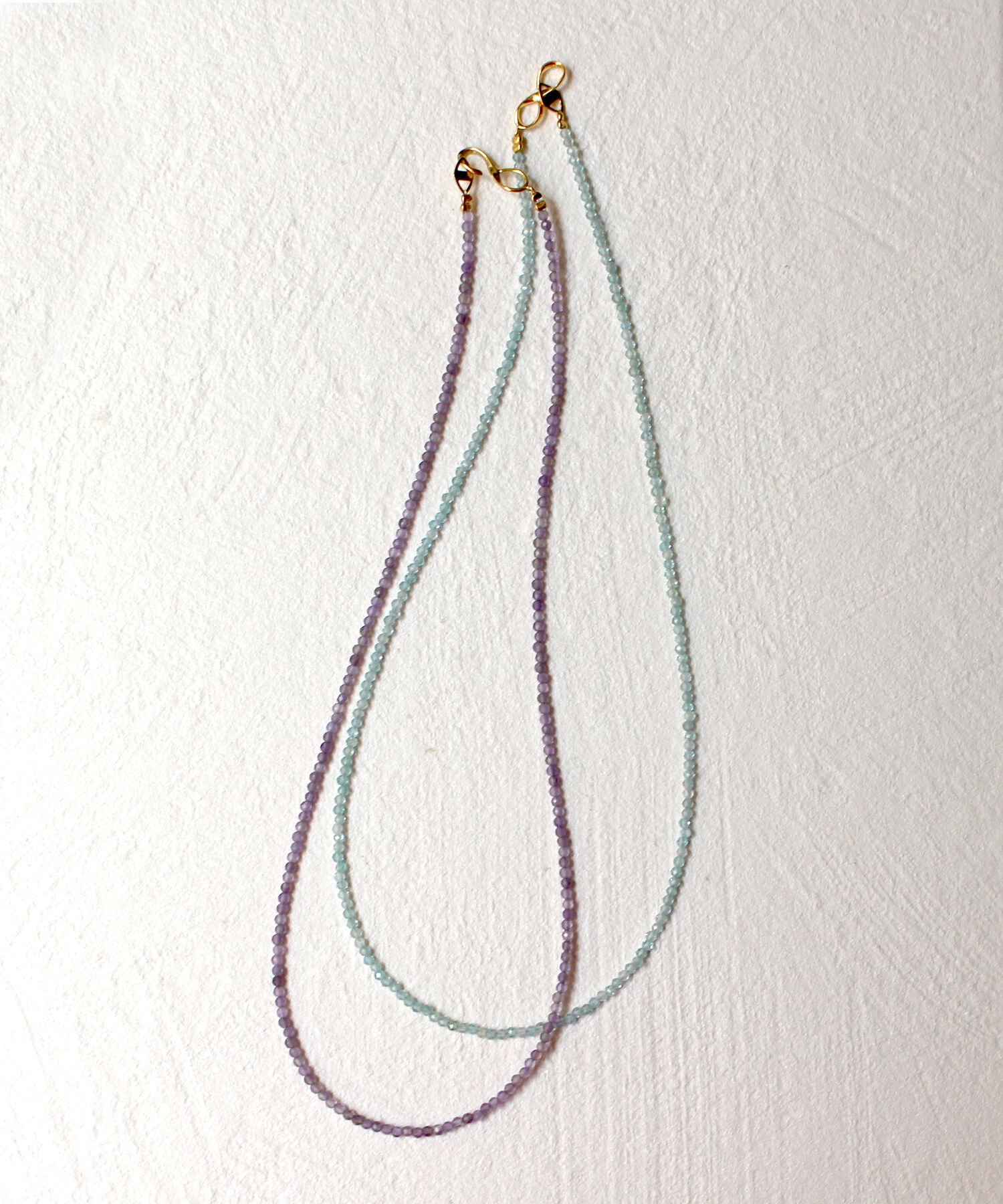 JUPITER「天然石ビーズネックレス/金属アレルギー対応/ニッケルフリー　アパタイト」|ネックレス|