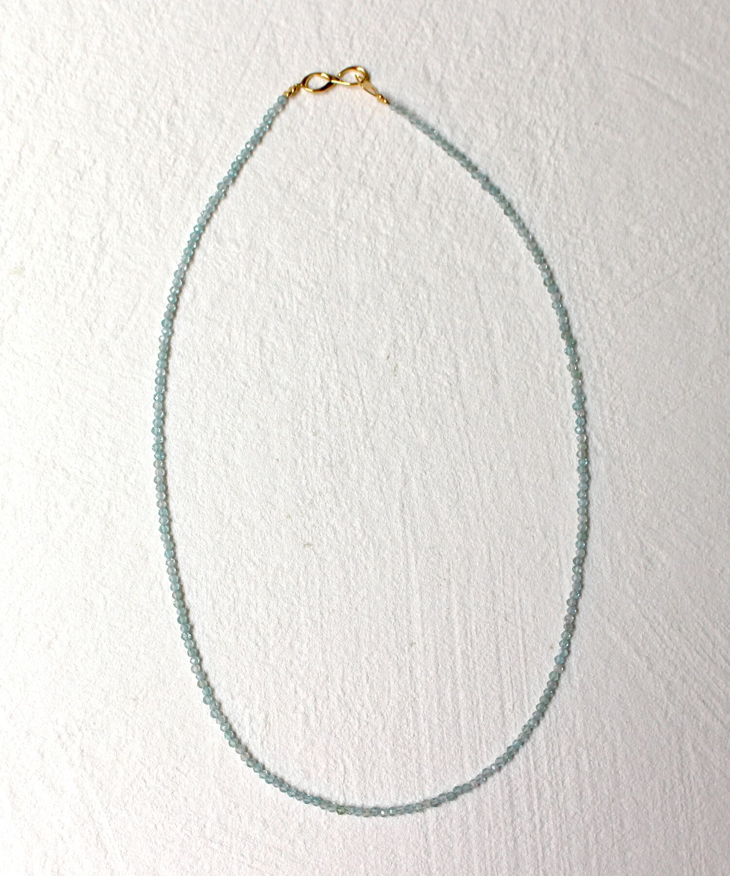 JUPITER「天然石ビーズネックレス/金属アレルギー対応/ニッケルフリー　アパタイト」|ネックレス|