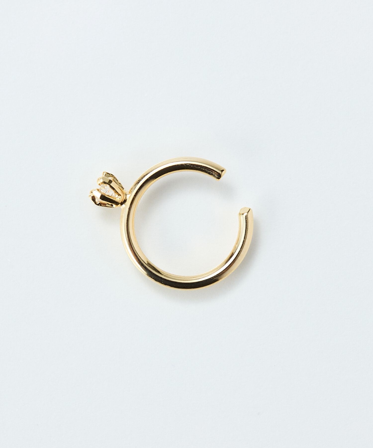 Phoebe「【金属アレルギー対応】ブリンクビジューイヤーカフ　ゴールド/ニッケルフリー」|イヤーカフ|