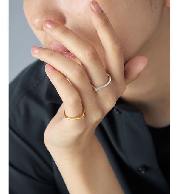 Jouete「[メニリング] ドロップ コンビカラー」|リング|