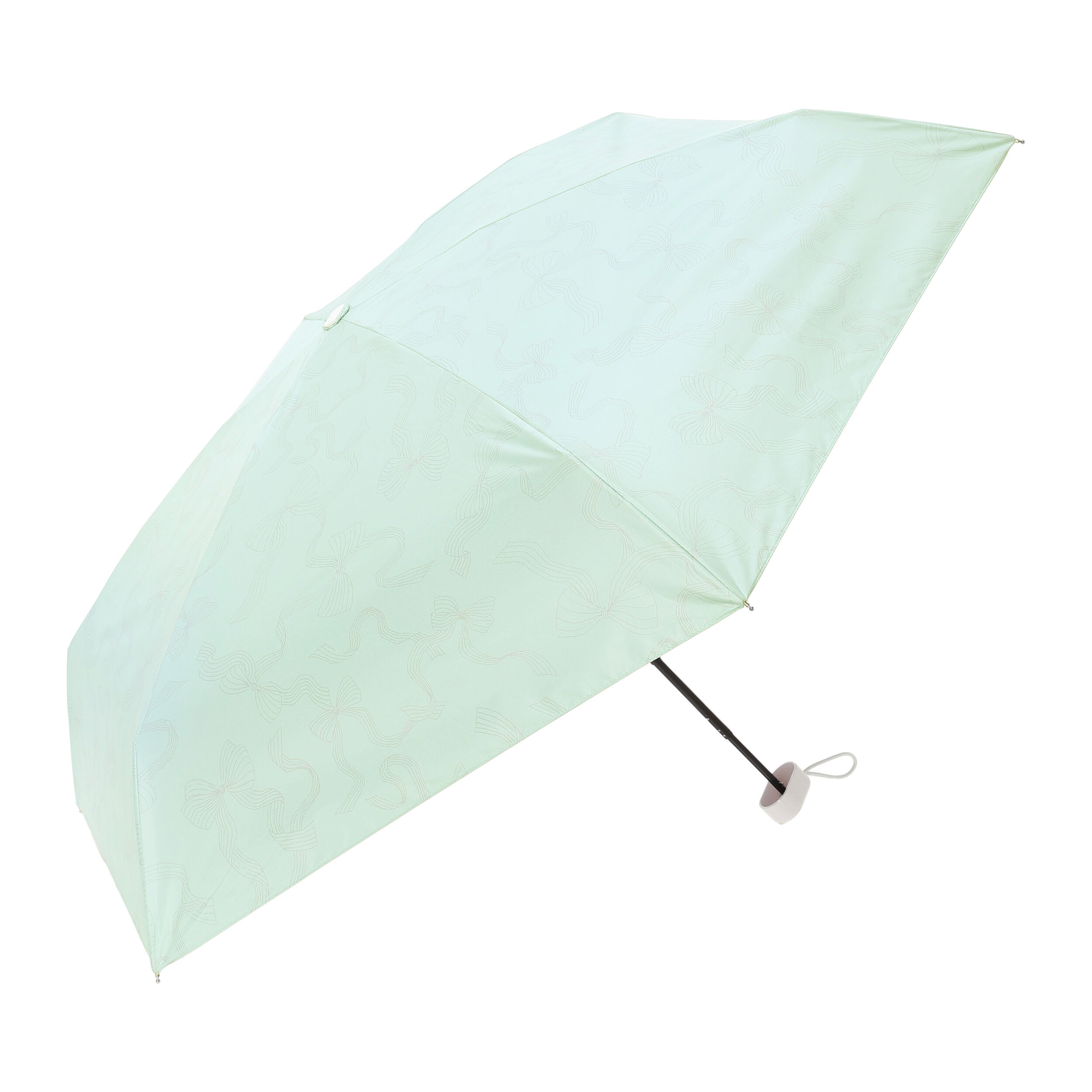  「ラインリボン軽量ミニ／アンブレラ／ショート」|傘|