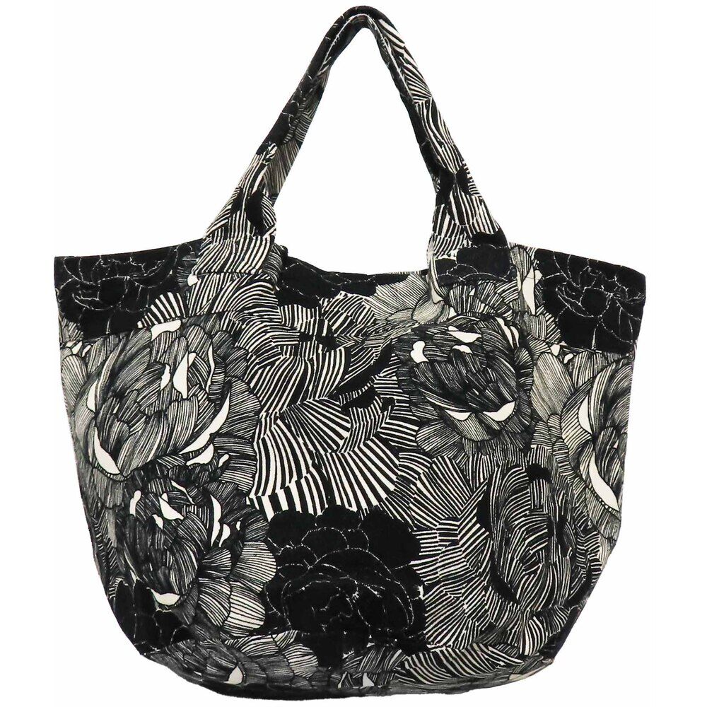 BACKYARD FAMILY「バケツ型 ショッピングバッグ 大容量 通販 エコバッグ ショッピングバック マザーズバッグ」|トートバッグ|ブラック1