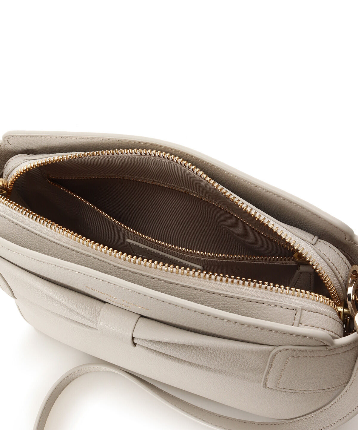 Samantha Thavasa「リボンモチーフ スプリットレザーショルダーバッグ」|ショルダー・メッセンジャー|