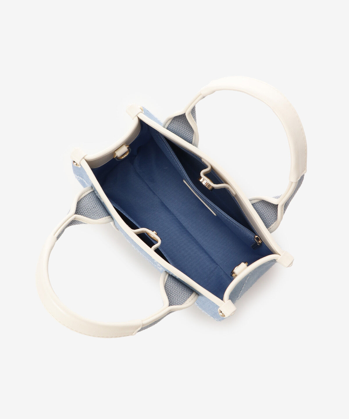 Samantha Vega「ロゴテープデニム風トート（ミニ）」|ショルダー・メッセンジャー|