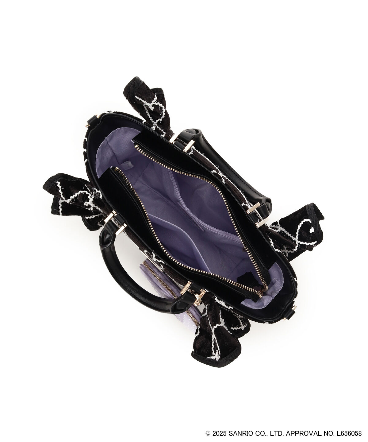 Samantha Vega「「クロミコレクション」フリルハンドバッグ」|ハンドバッグ|