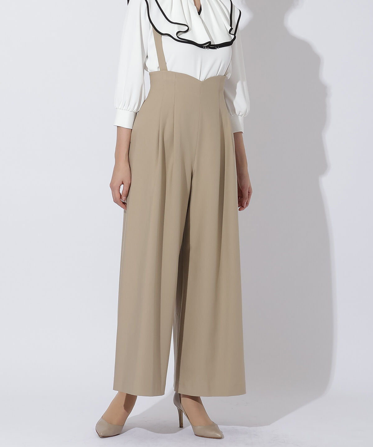 アンドクチュール「サスペ付きワイドパンツ」|その他|