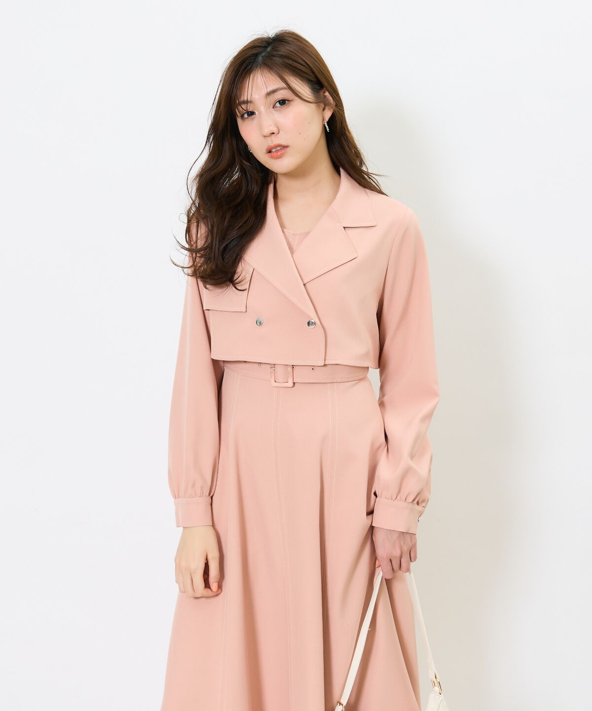 アンドクチュール「トレンチライクアンサンブルワンピース」|ワンピース|
