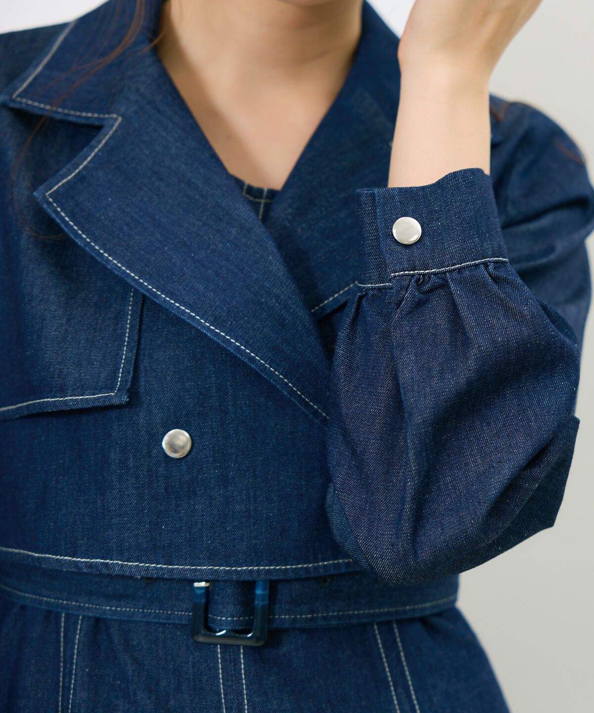 アンドクチュール「トレンチライクアンサンブルワンピース」|ワンピース|