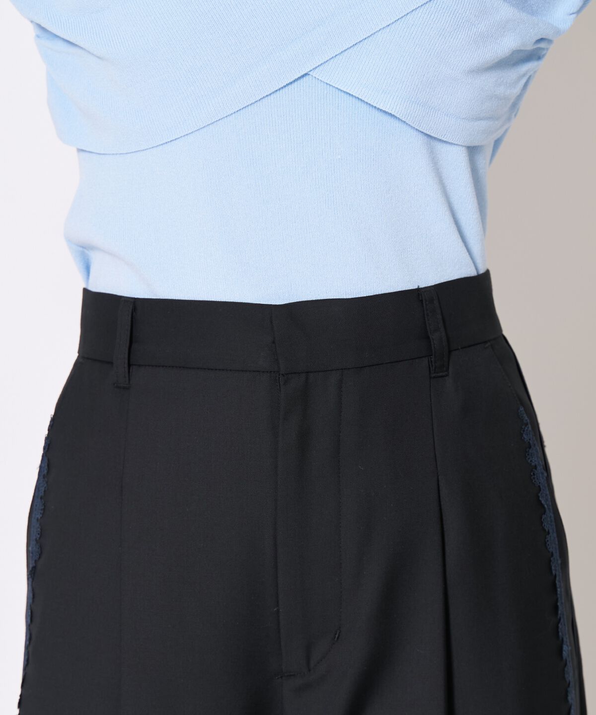 アンドクチュール「サイドレースラインパンツ」|その他|