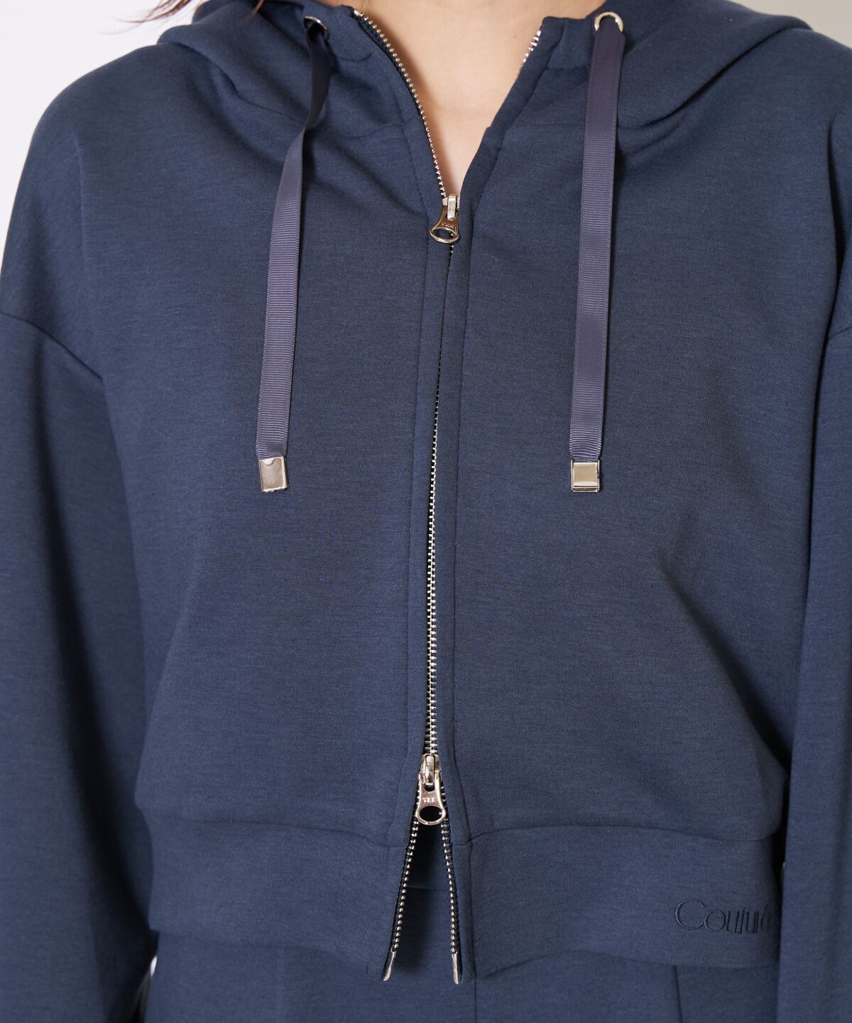 アンドクチュール「刺繍パーカー&times;オールインワン」|オールインワン|