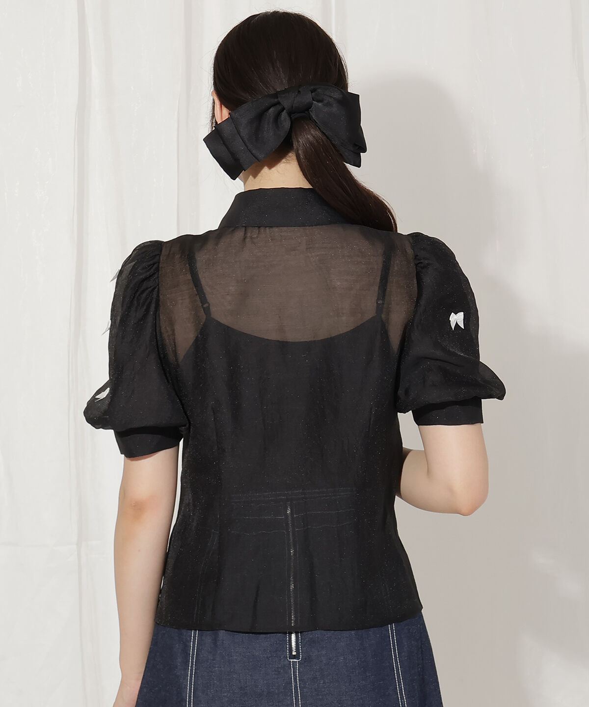 WILLSELECTION「リボンシアーブラウス」|シャツ・ブラウス|