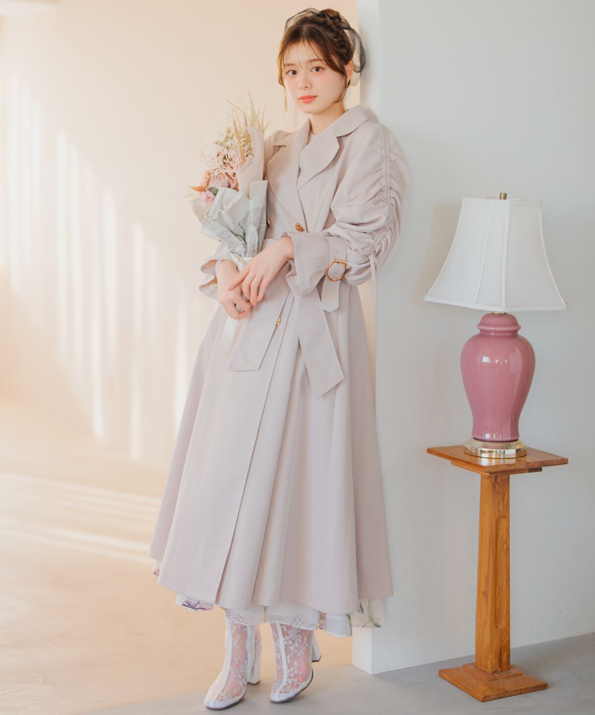 WILLSELECTION「ドロストデザイントレンチコート」|トレンチコート|