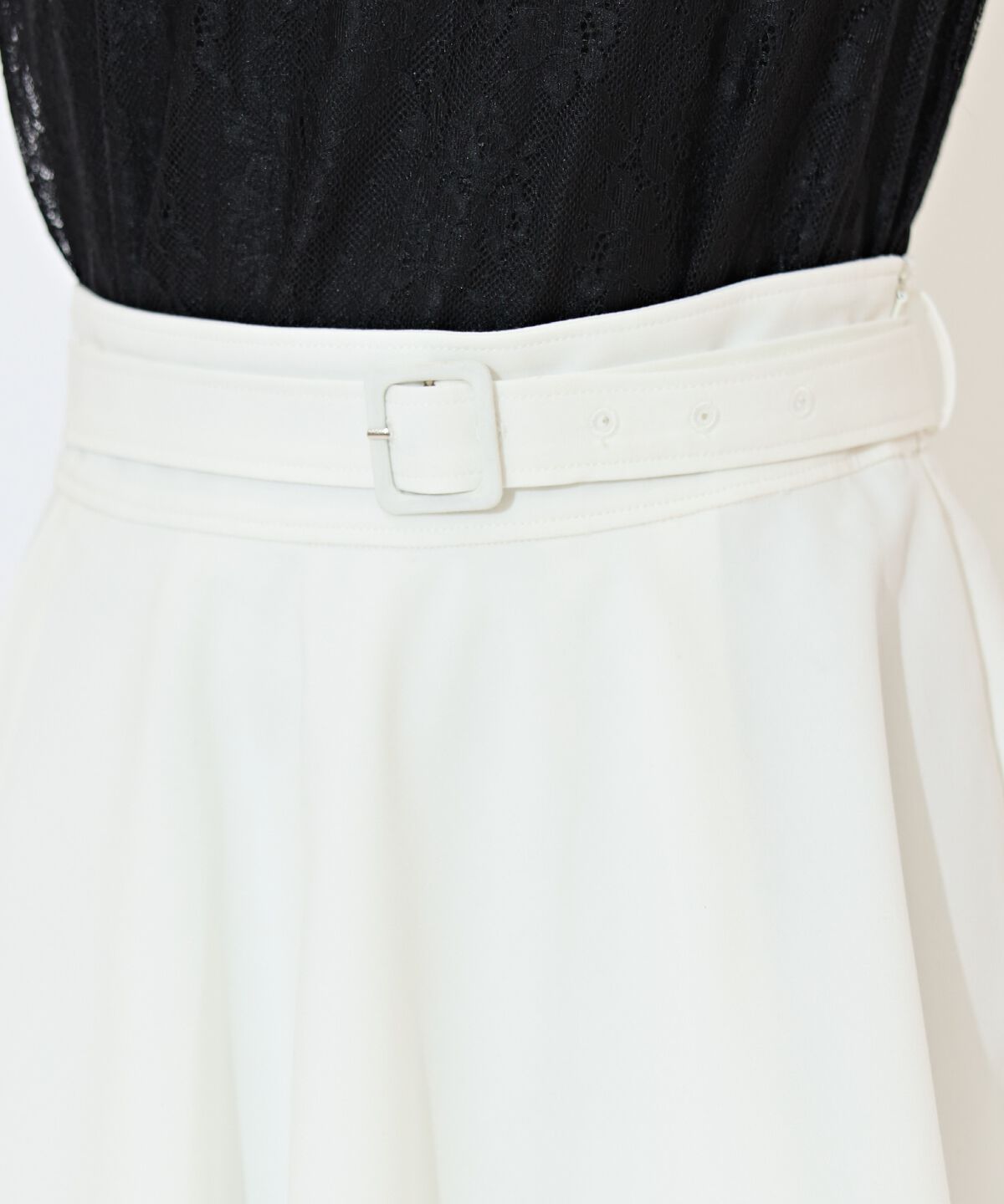 WILLSELECTION「ベルト付きアシメレイヤードスカート」|フレア|