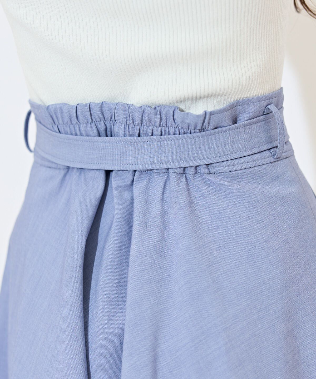 WILLSELECTION「ベルト付きアシメレイヤードスカート」|フレア|