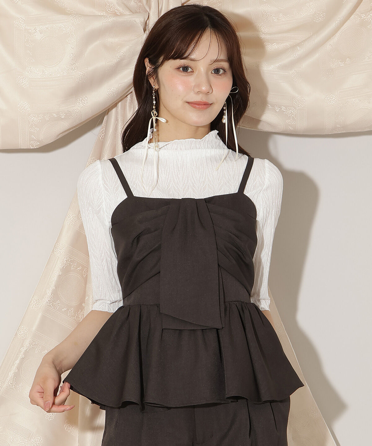 WILLSELECTION「リボンペプラムビスチェ」|その他|