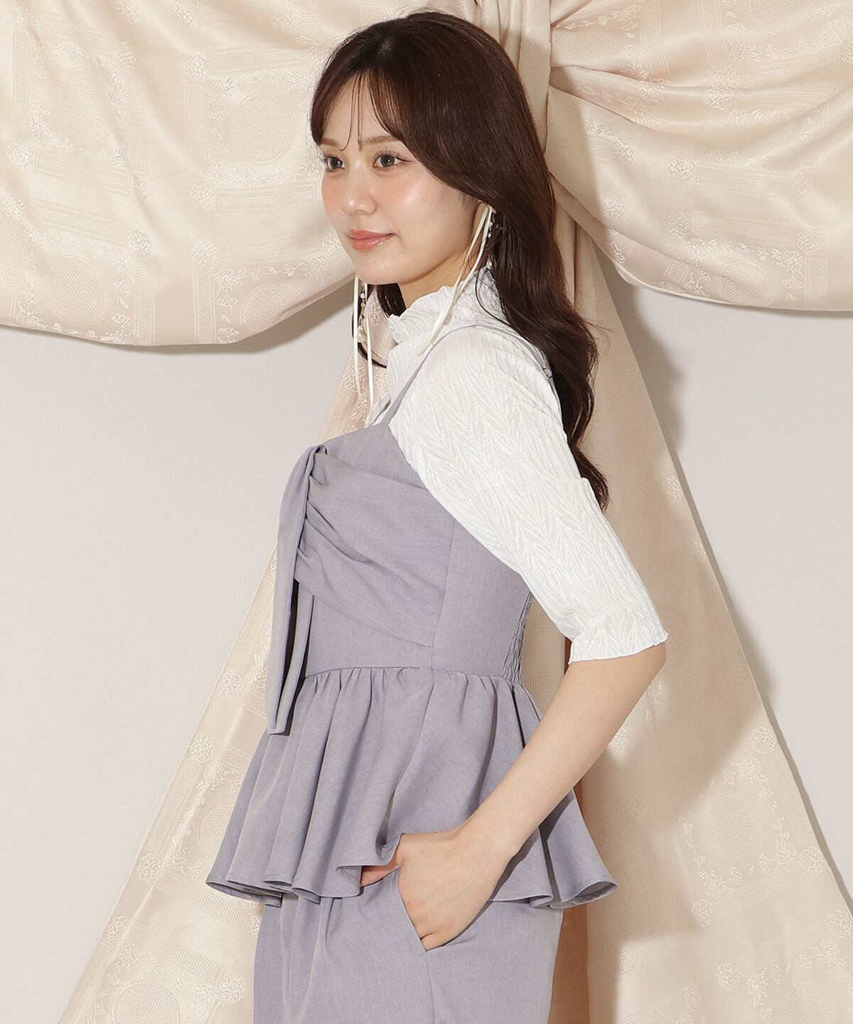 WILLSELECTION「リボンペプラムビスチェ」|その他|