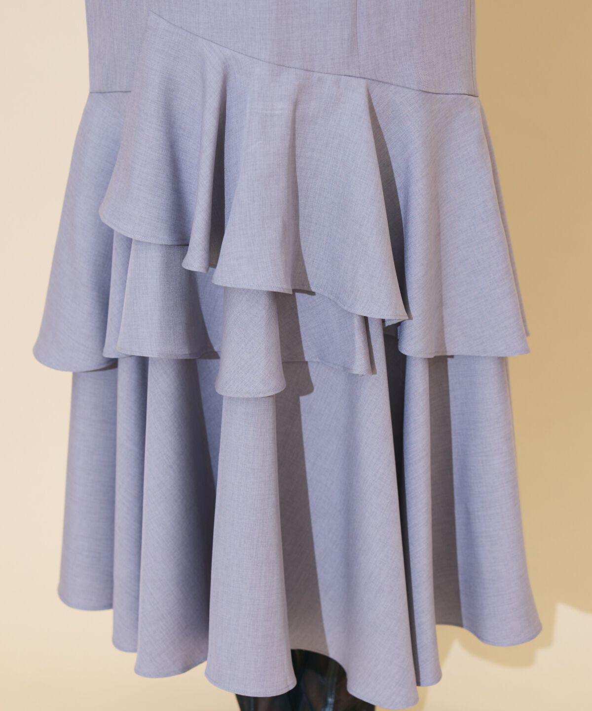 WILLSELECTION「アシメレイヤードハイウエストスカート」|フレア|