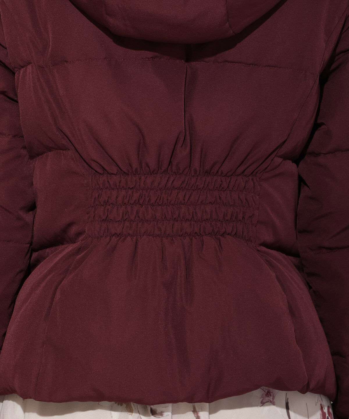 WILLSELECTION「フードファーペプラムショートダウン」|ダウン|