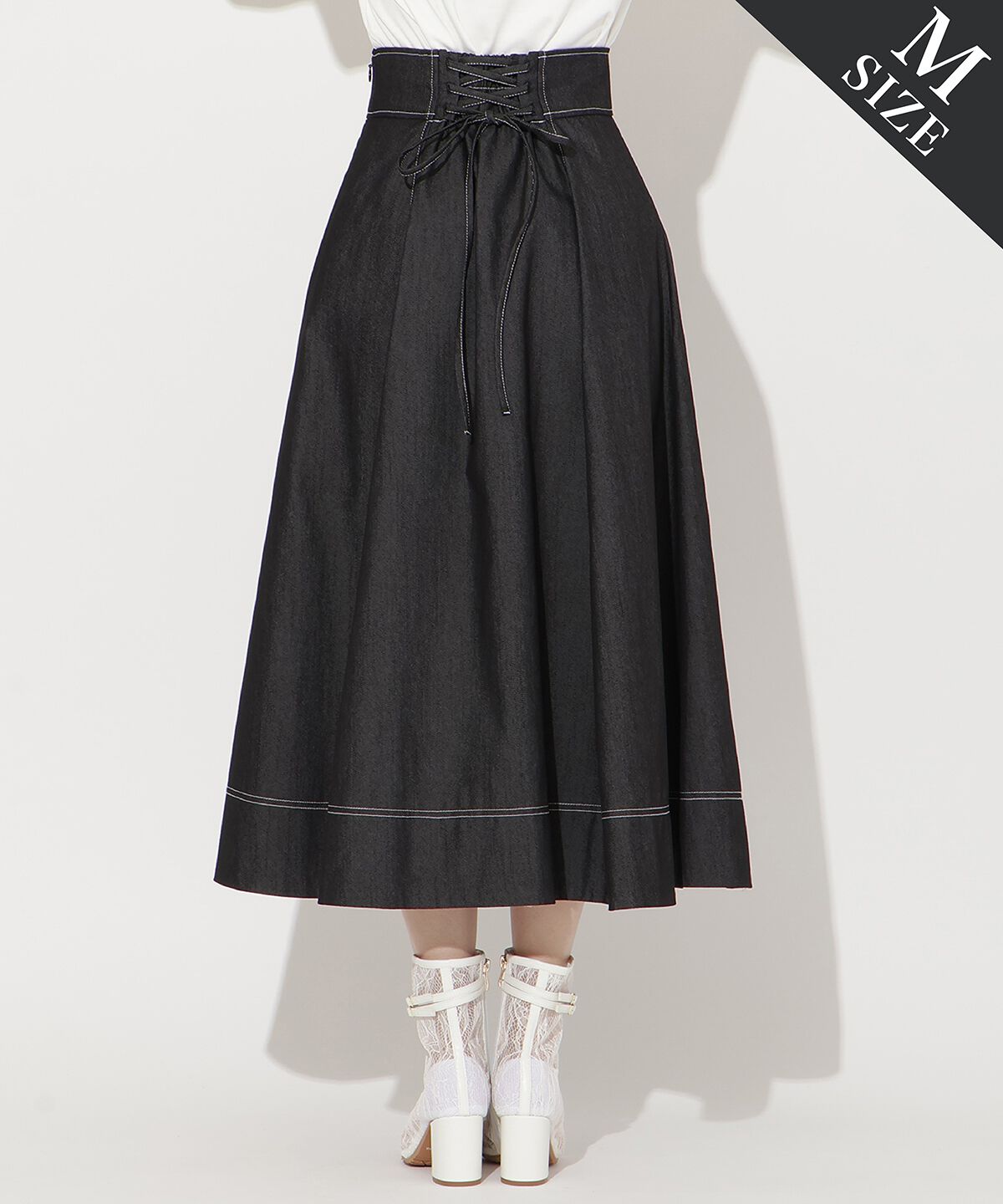 WILLSELECTION「ライトデニムフレアスカート」|スカート|