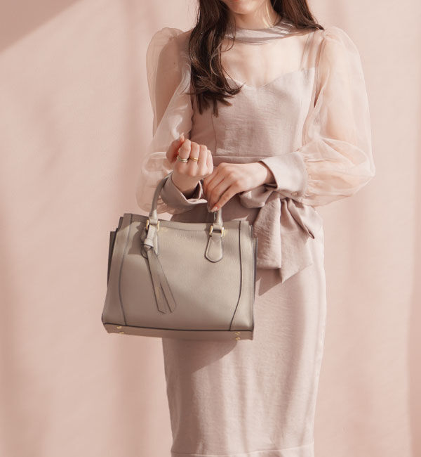 Jewelna Rose「Jewelna Rose クロフォード ハンドバッグ 本革 11922」|ショルダー・メッセンジャー|