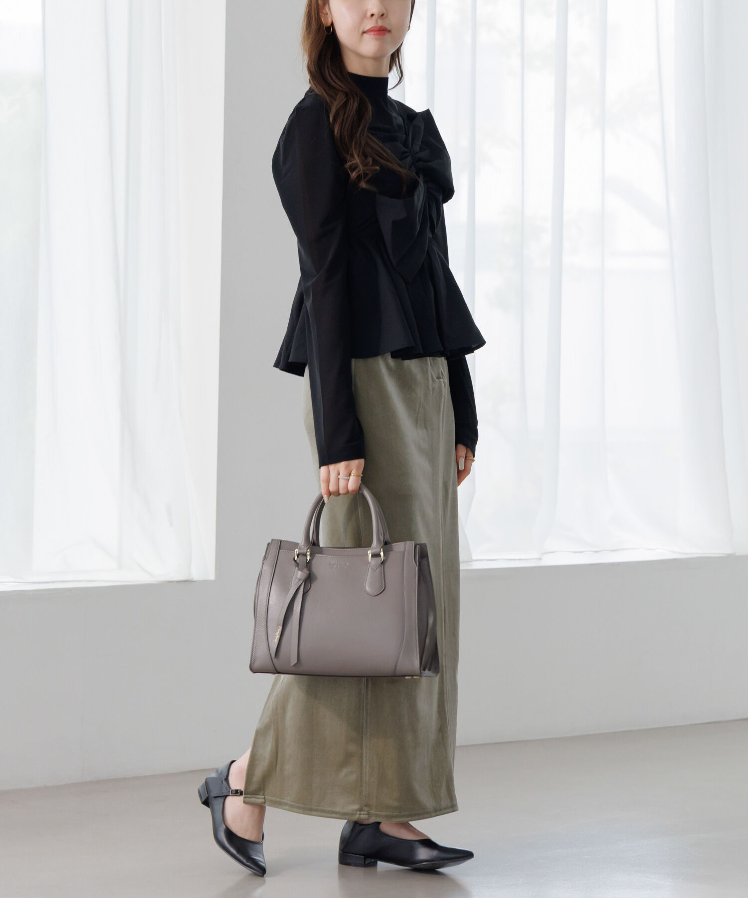 Jewelna Rose「Jewelna Rose クロフォード ハンドバッグ 本革 11922」|ショルダー・メッセンジャー|