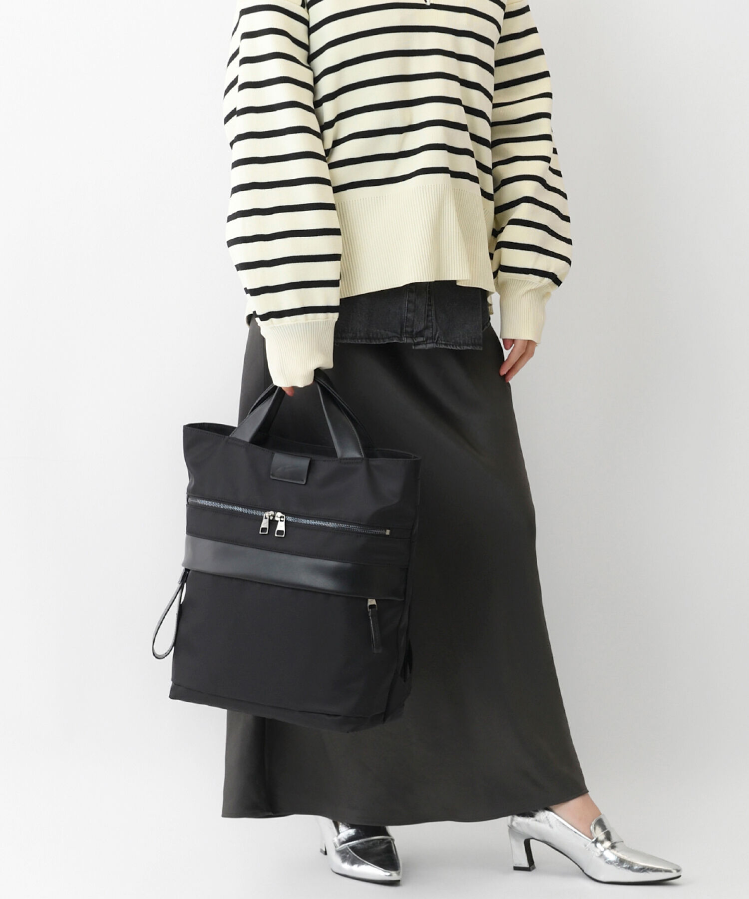 W&.Day/Night「W&.Day/Night サクテ 2WAYリュック A4サイズ 13.3インチPC収納 19021」|トートバッグ|