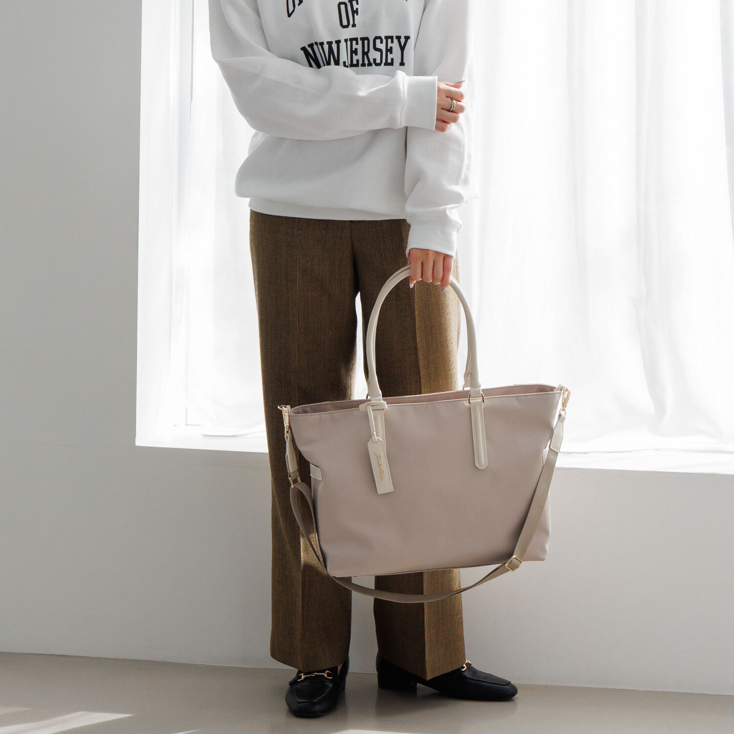 Jewelna Rose「Jewelna Rose グレタ ナイロントートバッグ A4 16251」|ショルダー・メッセンジャー|