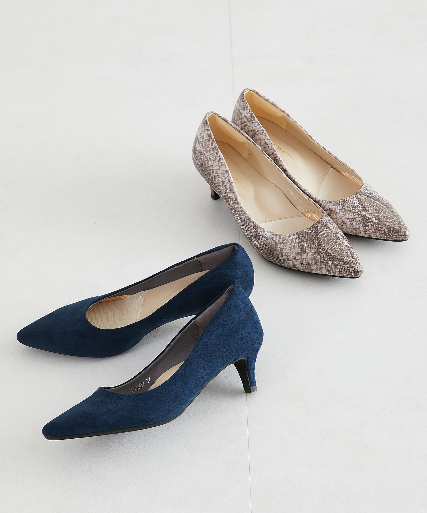 ORiental TRaffic「【跳べるパンプス/シリーズ累計１５０万足突破】ミドルヒール パンプス /R-3202 オフィス」|パンプス|