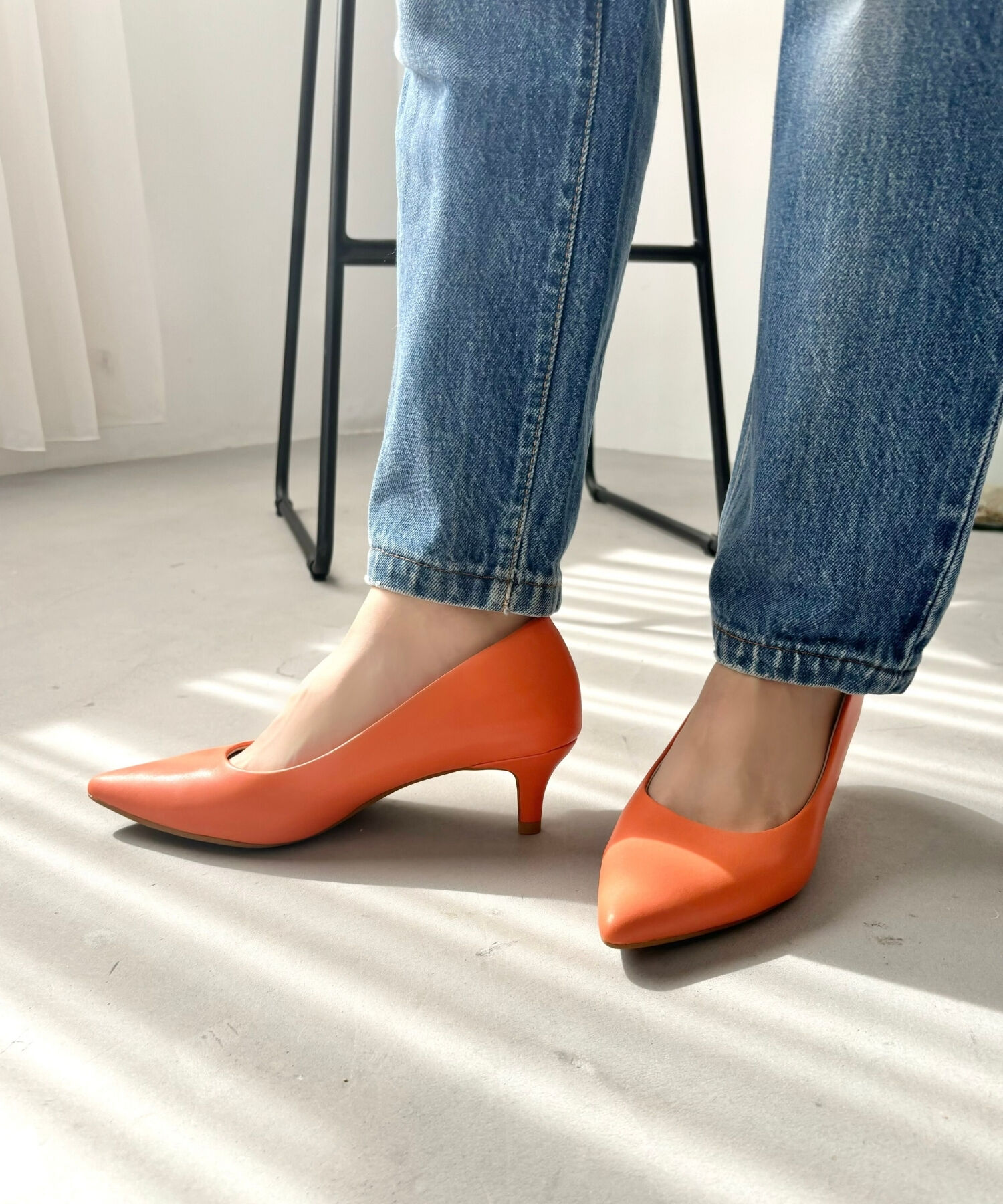 ORiental TRaffic「【跳べるパンプス/シリーズ累計１５０万足突破】ミドルヒール パンプス /R-3202 オフィス」|パンプス|