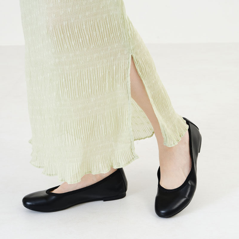 ORiental TRaffic「【柔らかい】ポケッタブルラウンドトゥパンプス/R-4004 パンプス 持ち運び可能 クッション 軽量」|パンプス|