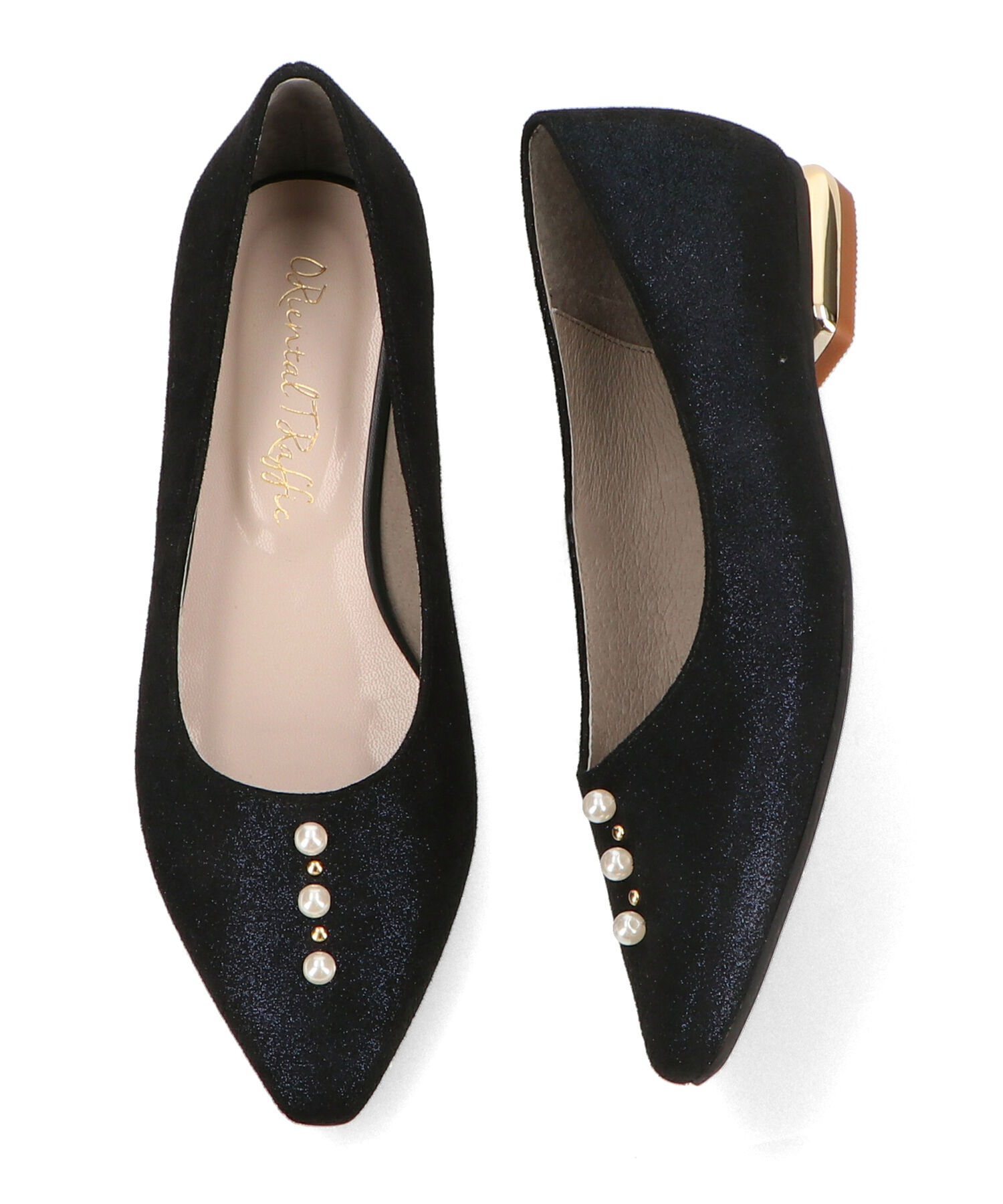 ORiental TRaffic「パールモチーフフラットパンプス/R-2014」|パンプス|